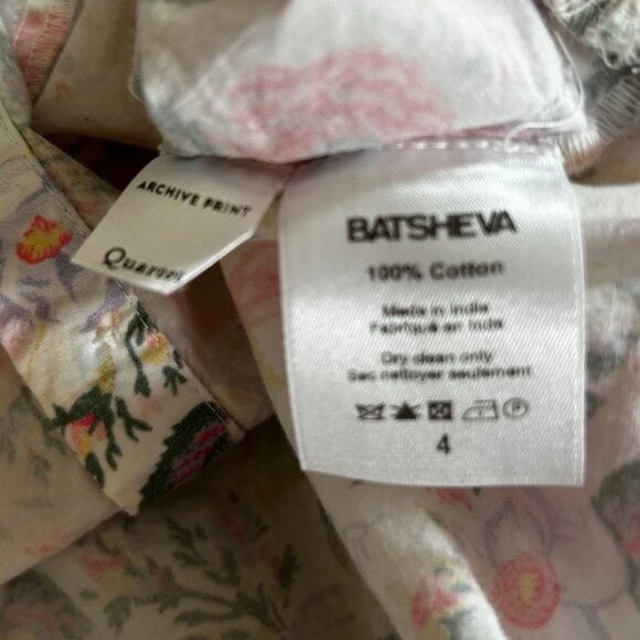 Laura Ashley x BATSHEVA Grace Blouse,  cotton button-down, prairie core, floral - Picture 7 of 7